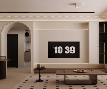 Modern A Living Room-ID:383029946