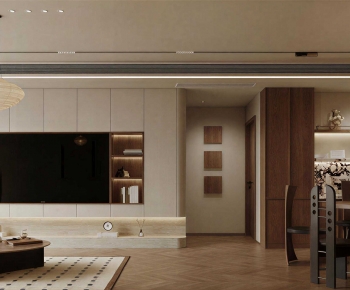 Modern A Living Room-ID:400398026