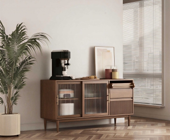 Wabi-sabi Style Entrance Cabinet-ID:777383093