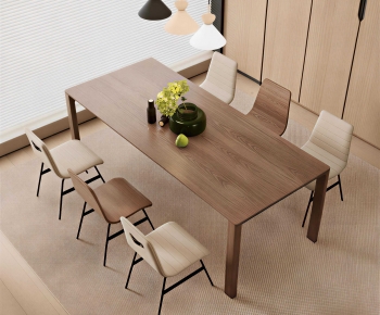 Modern Dining Table And Chairs-ID:972593078