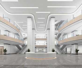 Modern Office Reception Desk-ID:148725999