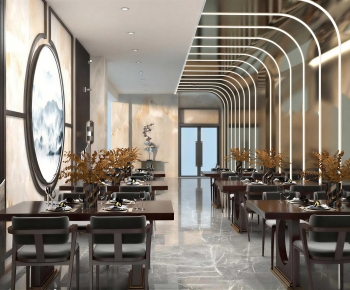 New Chinese Style Lobby Hall-ID:778000126