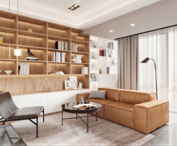 Modern A Living Room-ID:642225037
