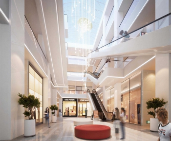 Modern Shopping Mall-ID:393461945