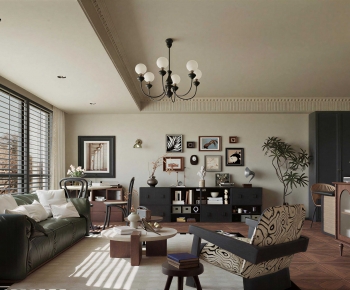 Modern A Living Room-ID:802336932