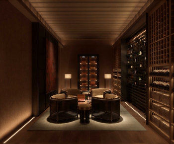 Modern Wine Cellar/Wine Tasting Room-ID:474425086