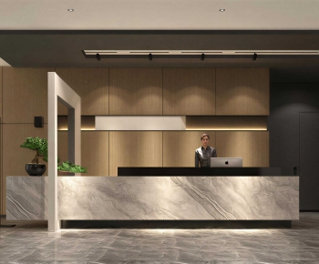 Modern Office Reception Desk-ID:978763104