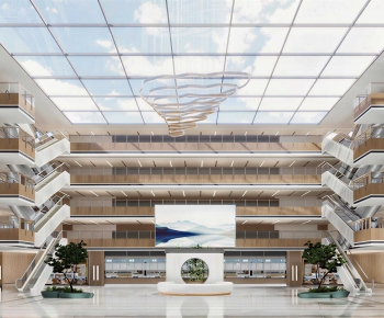 Modern Shopping Mall-ID:714282042