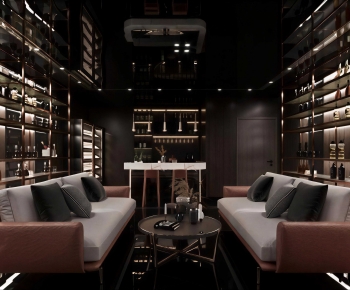 Modern Wine Cellar/Wine Tasting Room-ID:294123897