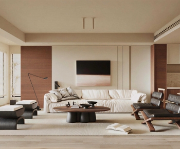 Wabi-sabi Style A Living Room-ID:705306051