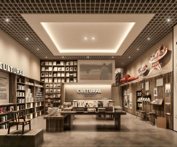 Modern Bookstore Book Bar-ID:369004018