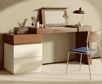 Modern Computer Desk And Chair-ID:567500112