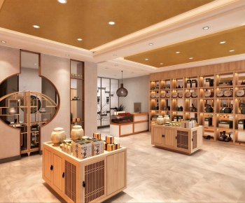 New Chinese Style Tea Shop-ID:689932118