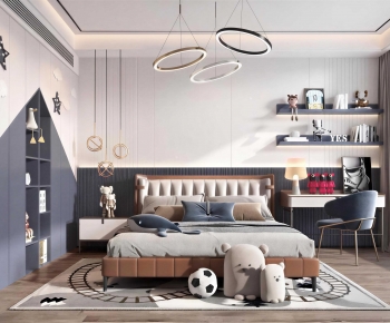 Modern Boy's Room And Son's Room-ID:844866993