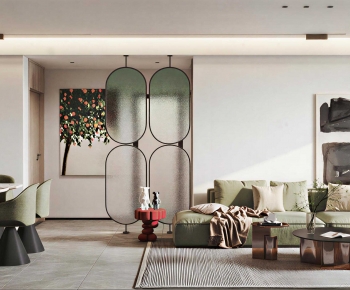 Modern A Living Room-ID:928692101