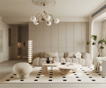 Modern A Living Room-ID:392890936