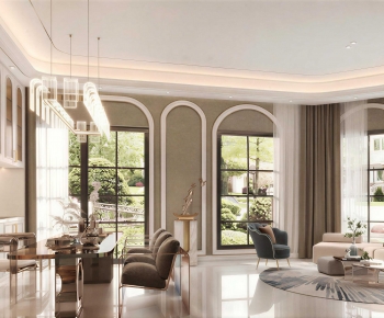 Modern A Living Room-ID:486104015