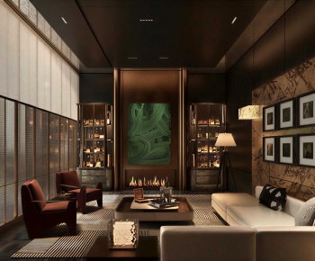 Modern A Living Room-ID:783020972