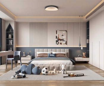 Modern Boy's Room And Son's Room-ID:888099778