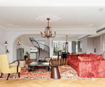 Modern A Living Room-ID:363202107