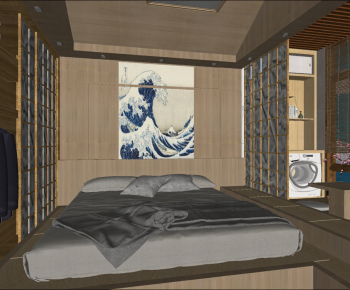 New Chinese Style Bedroom-ID:508125075