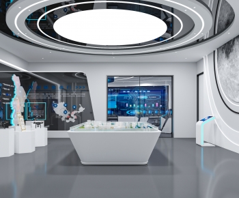 Modern Exhibition Hall-ID:721637961