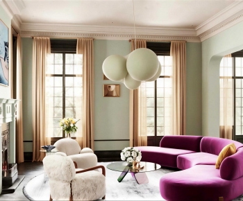 Modern A Living Room-ID:808526041