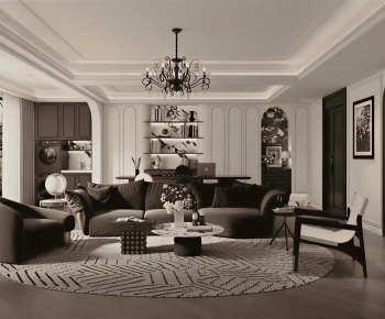 French Style A Living Room-ID:324549746