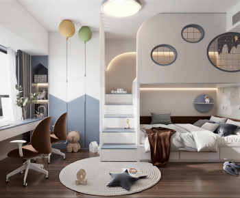 Modern Boy's Room And Son's Room-ID:577322962