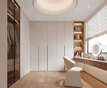 Modern Clothes Storage Area-ID:678350932