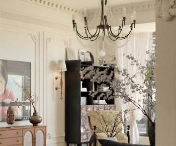 French Style A Living Room-ID:109612941