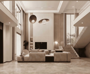 Modern A Living Room-ID:769666918