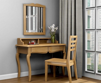 Modern Computer Desk And Chair-ID:207652093