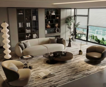 Modern A Living Room-ID:982665062