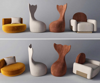 Modern Single Sofa-ID:717324026