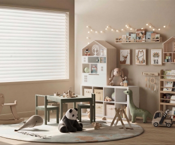 Modern Children's Room Activity Room-ID:373003018