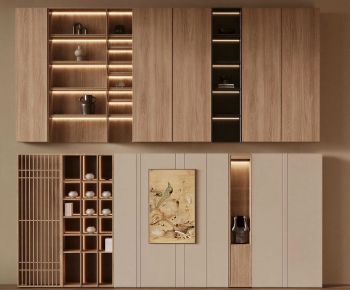 Modern Decorative Cabinet-ID:490627058