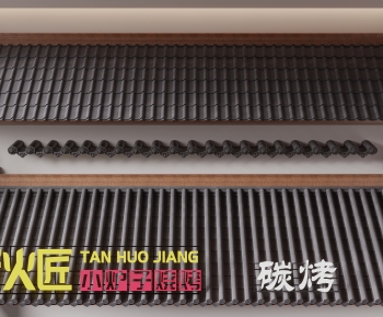 New Chinese Style Facade Element-ID:505064012