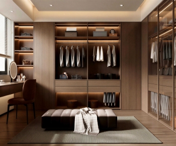Modern Clothes Storage Area-ID:898698099