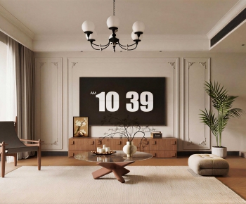 Modern A Living Room-ID:870456933