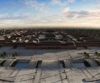 Chinese Style Ancient Architectural Buildings-ID:644829998