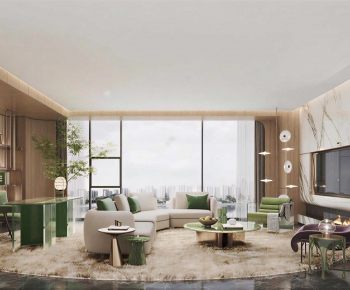 Modern A Living Room-ID:843710929