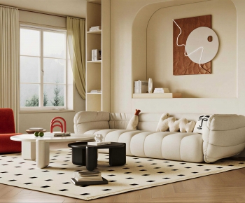 Modern A Living Room-ID:972584016