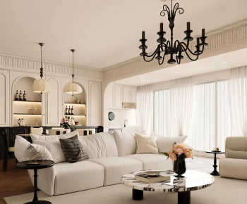 Modern A Living Room-ID:803298958