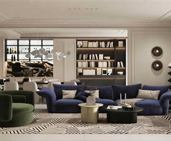 Modern A Living Room-ID:167267088