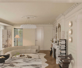 French Style A Living Room-ID:454812055