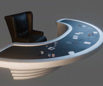 Modern Entertainment Table And Chair-ID:372231072