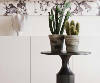 Modern Potted Green Plant-ID:643855097