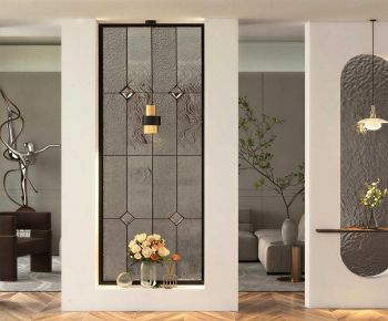 Modern Glass Screen Partition-ID:810969117