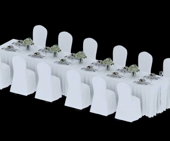 Modern Dining Table And Chairs-ID:101080892